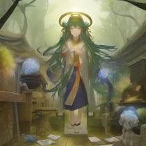 女探险家在未知世界搞建设