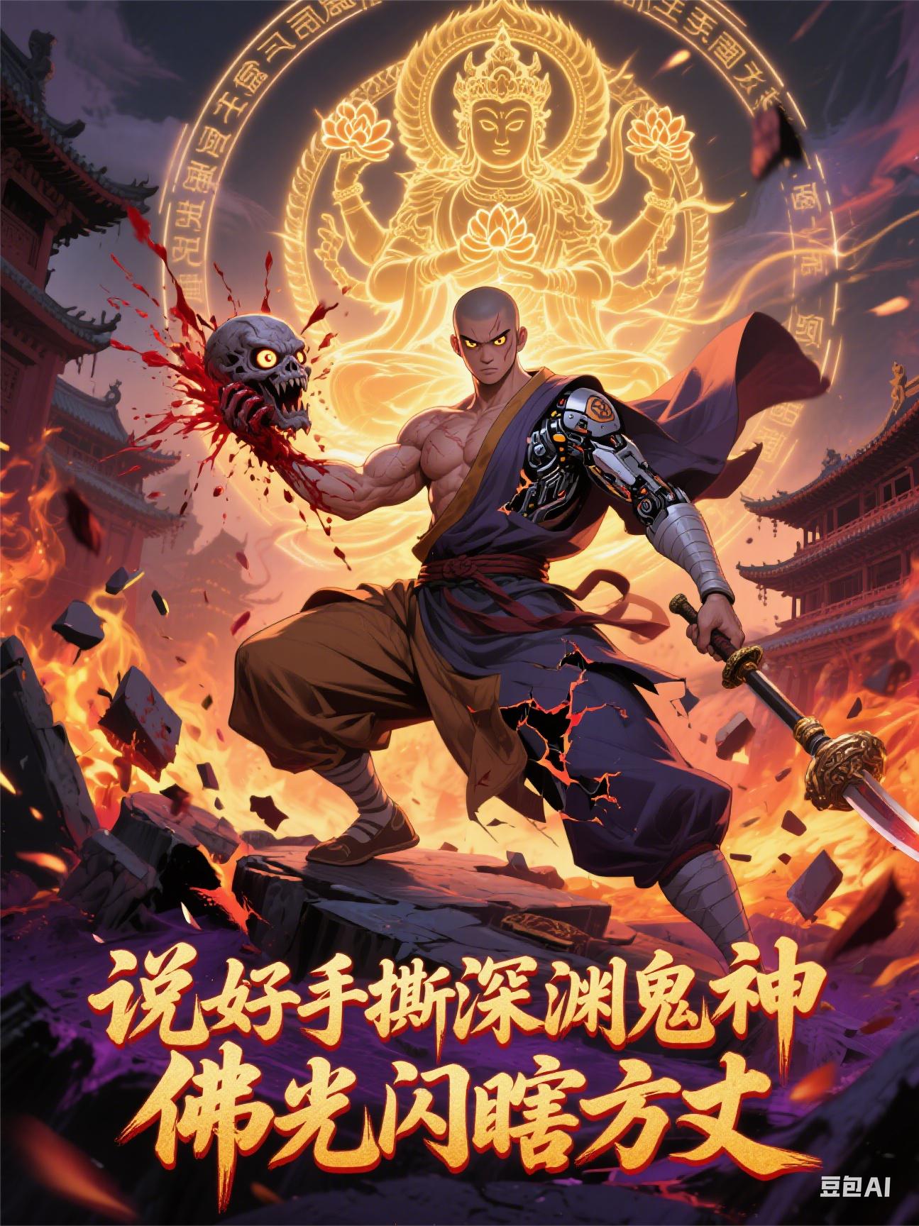 说好手撕深渊鬼神，佛光闪瞎方丈